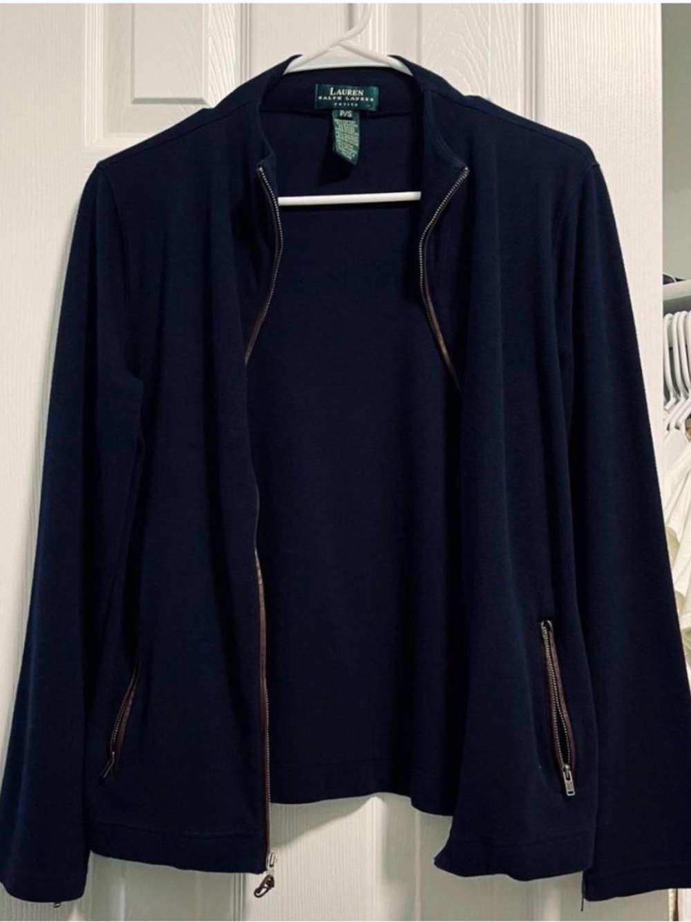 Lauren Ralph Lauren Navy Zip Jacket